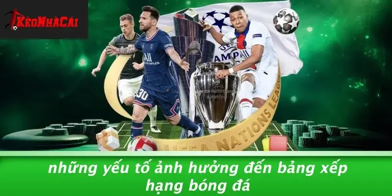 Những Yếu Tố Ảnh Hưởng Đến Bảng Xếp Hạng Bóng Đá
